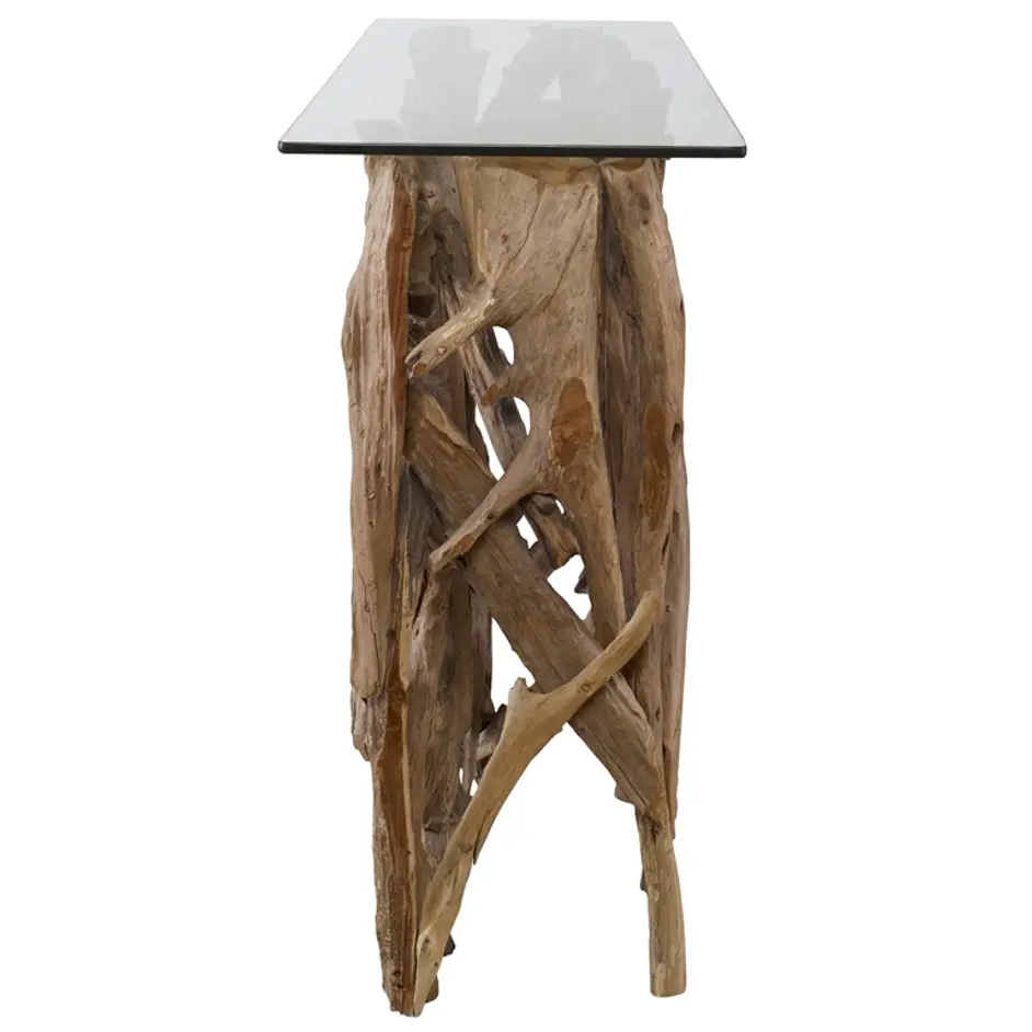Teak Wood Console by Uttermost