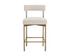 SENECA COUNTER STOOL - ANTIQUE BRASS - DANNY IVORY by Sunpan