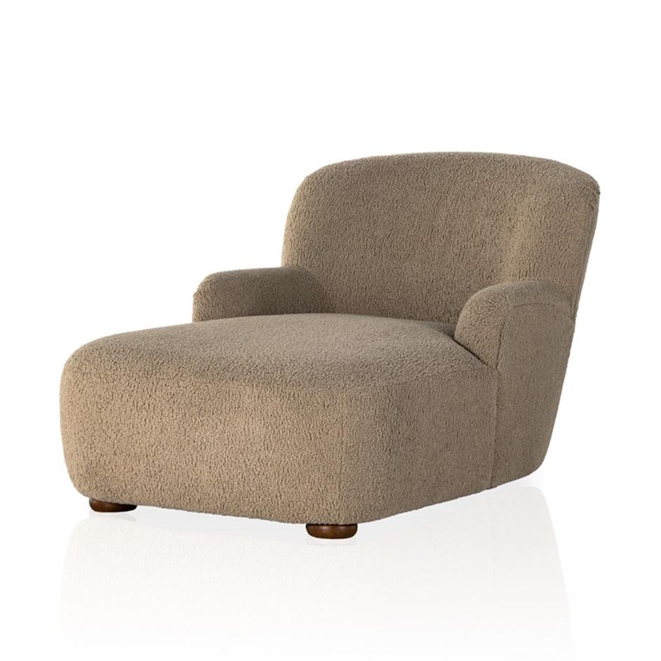 Kadon Chaise Lounge - Sheepskin Camel by Four Hands