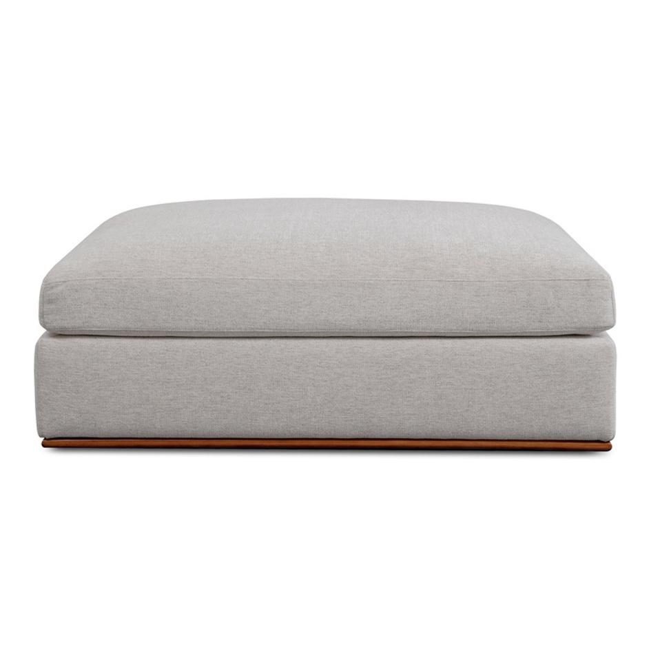 Rue Ottoman Flecked Grey by Moes Home