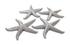 Star Fish, Silver Leaf, Set of 4, LG by PHILLIPS COLLECTION