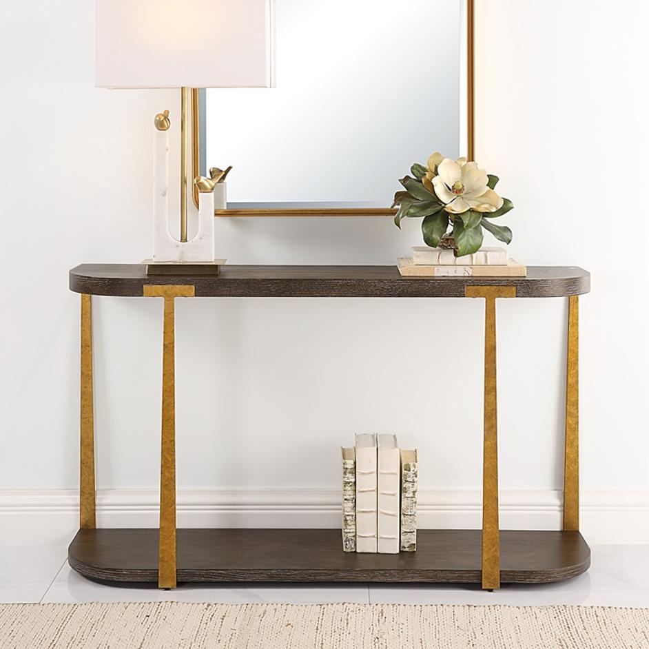Palisade Wood Console Table by Uttermost
