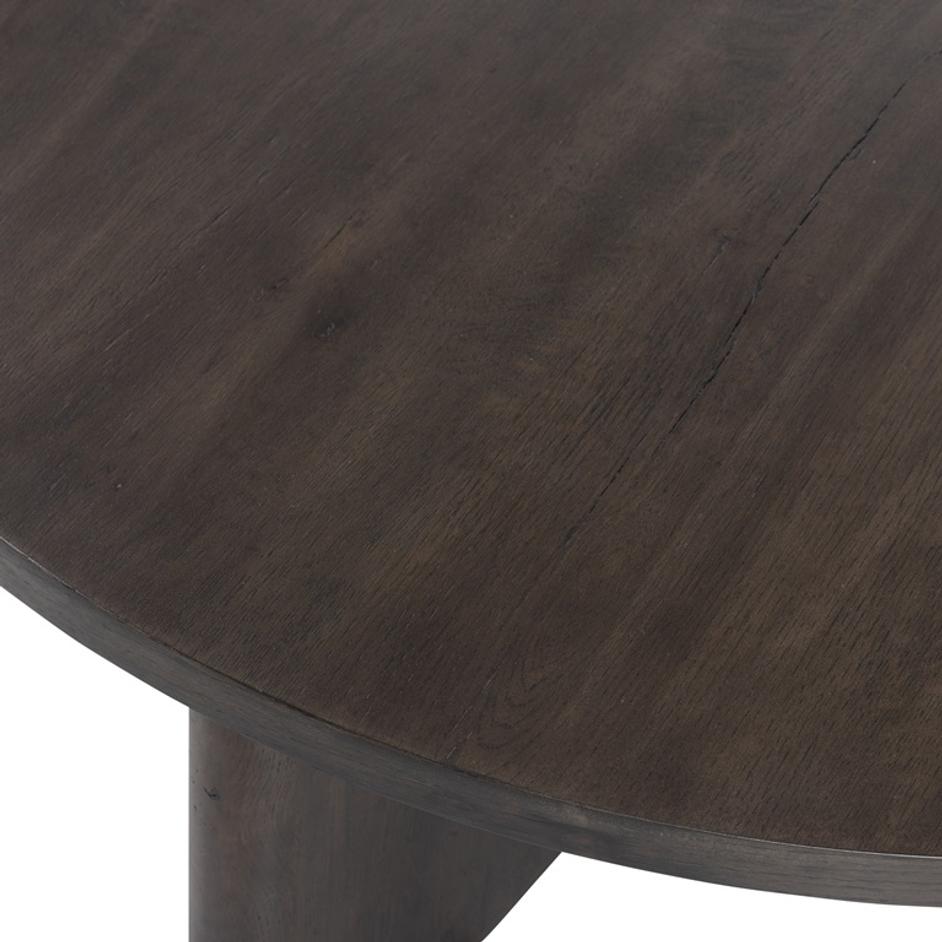 Toli Coffee Table In Wood - Smoked Black by FOUR HANDS