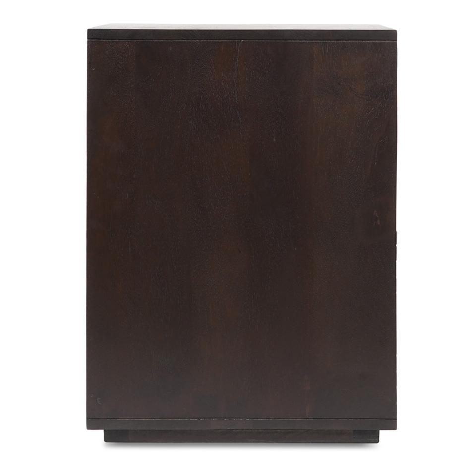 Denman Nightstand Dark Brown by Moes Home
