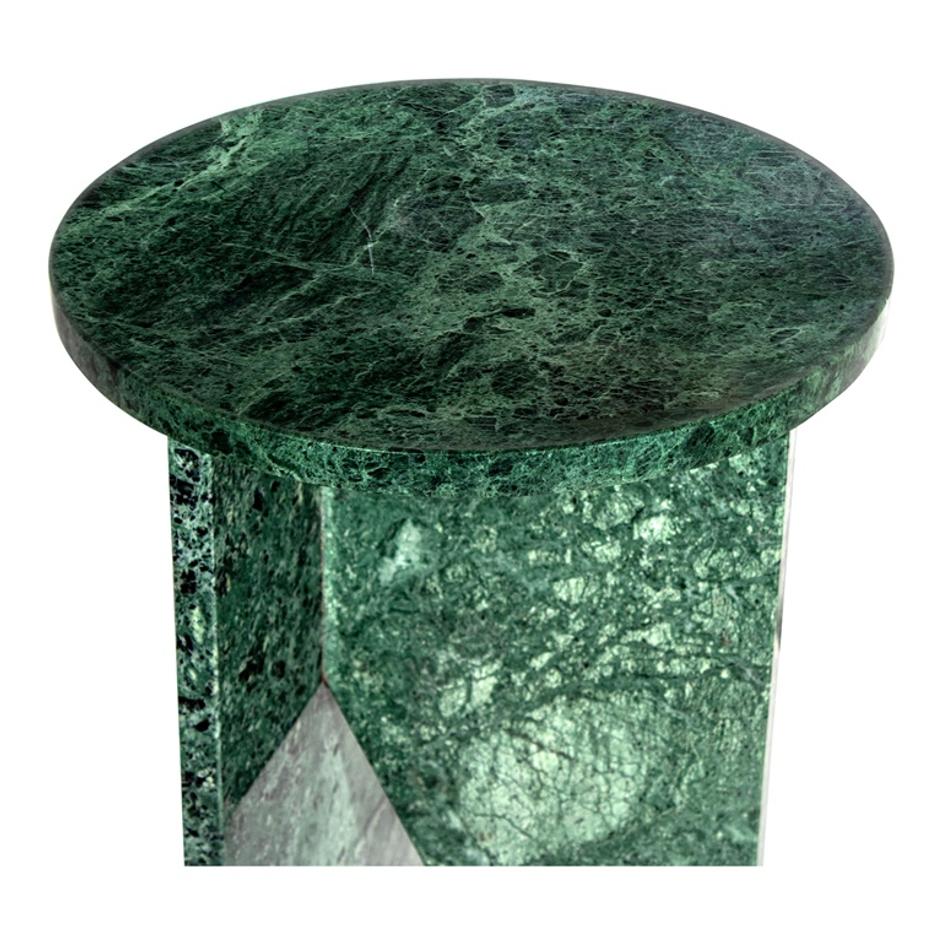 GRACE ACCENT TABLE GREEN MARBLE by Moes Home