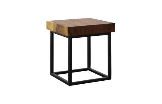 Cubic Side Table, Black Base by PHILLIPS COLLECTION