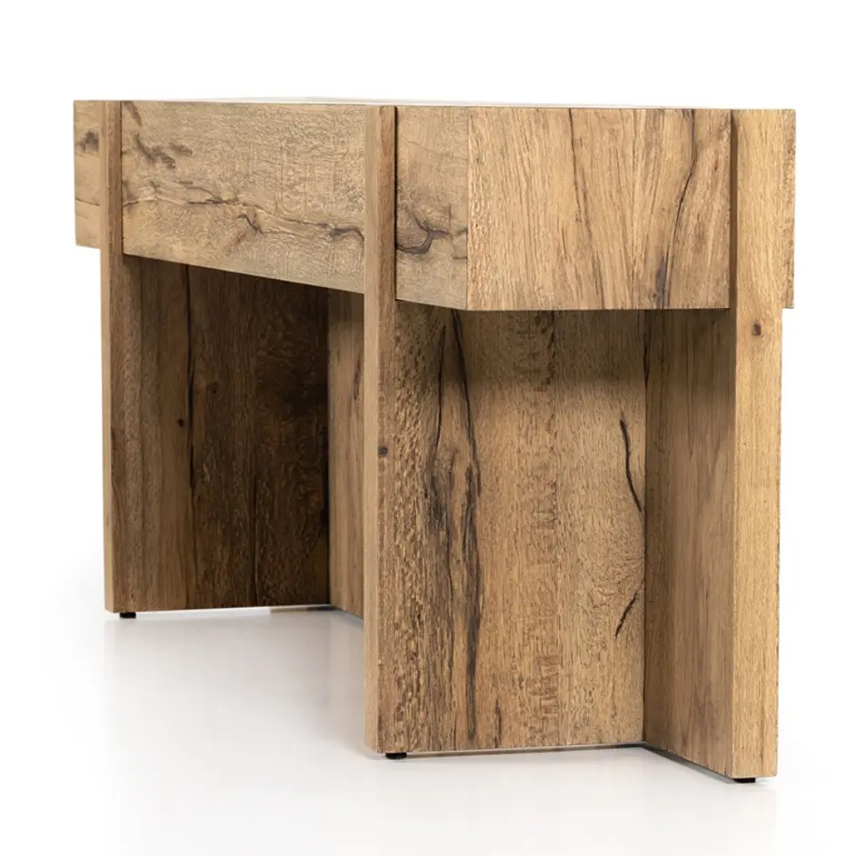 Bingham Console Table - Rustic Oak Veneer by Four Hands