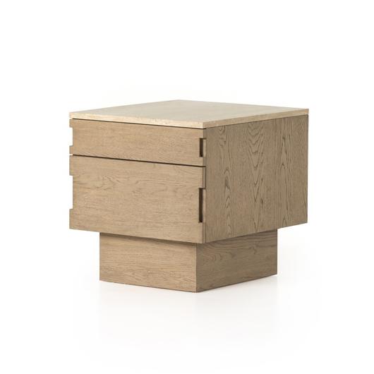 Jaylen Nightstand In Yucca Oak by FOUR HANDS