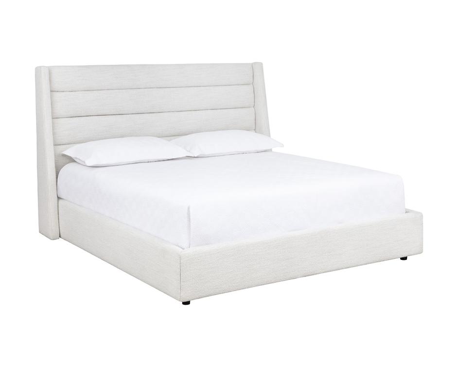 EMMIT BED - KING - MERINO PEARL by Sunpan