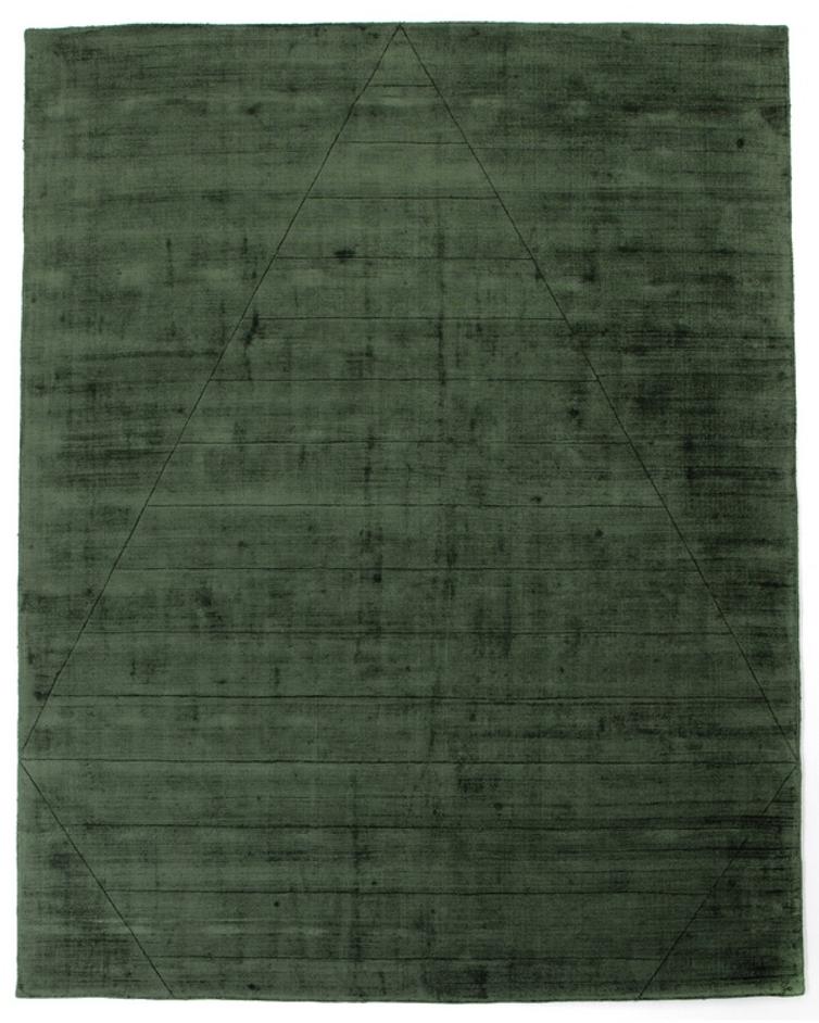 Sadzi Carved Rug 5x8' in Juniper Green by FOUR HANDS