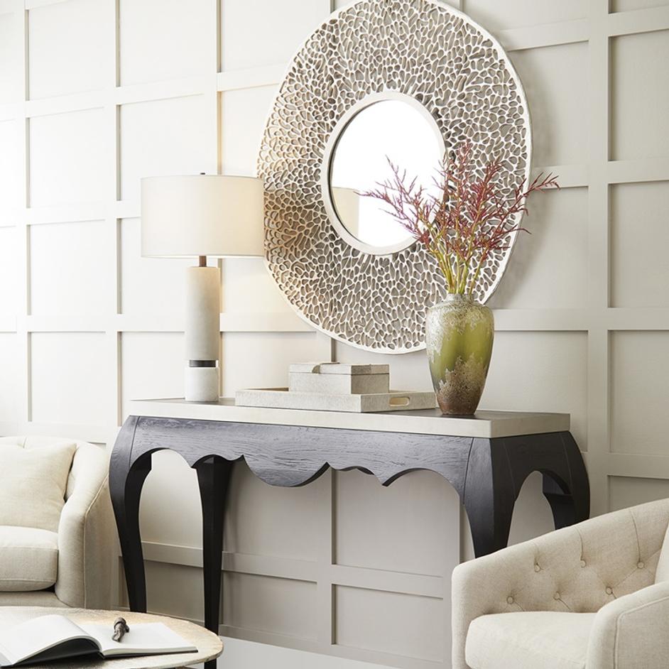 Alkali Vase in Forest Stone by Cyan Design