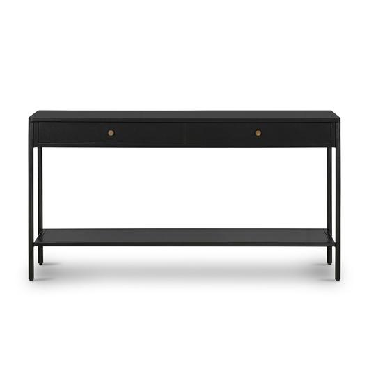 Soto Console Table In Black by FOUR HANDS
