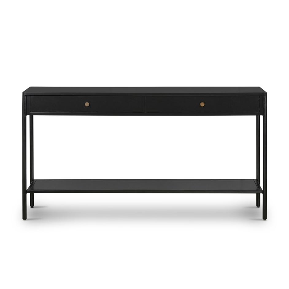 Soto Console Table In Black by FOUR HANDS