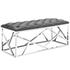 Santoli Bench In Silver Gray by Modway Furniture