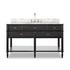 Toulouse Single Wide Vanity - Satin Black Veneer by Four Hands