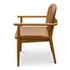 Norrie Dining Chair Brown Leather by Moes Home