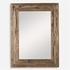 Rennick Rustic Wood Mirror by Uttermost