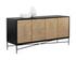 ALGARVE SIDEBOARD - BLACK / CHAMPAGNE GOLD by Sunpan