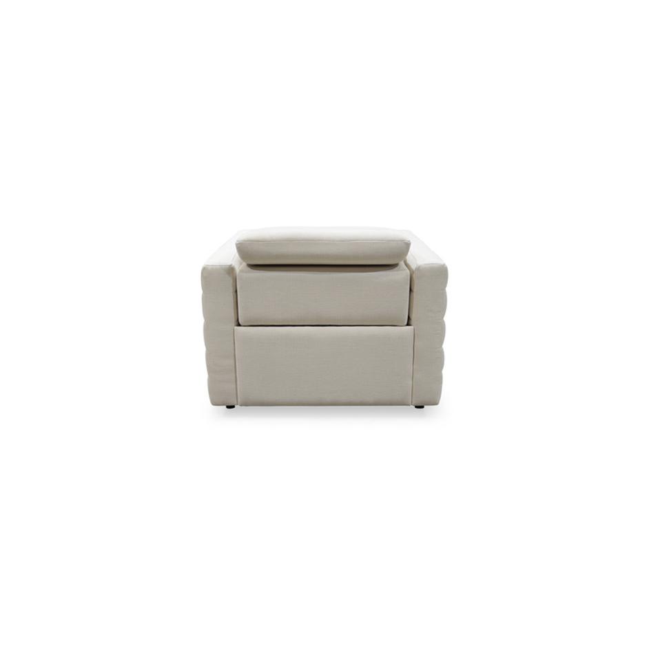 Juno Power Recliner Chair Off White by Moes Home