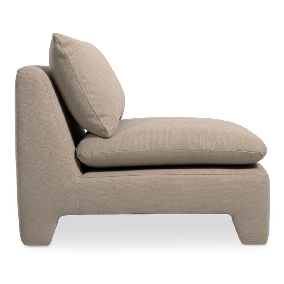 Estelle Lounge Chair Flax by Moes Home