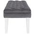 Percival Performance Velvet Bench In Gray by Modway Furniture