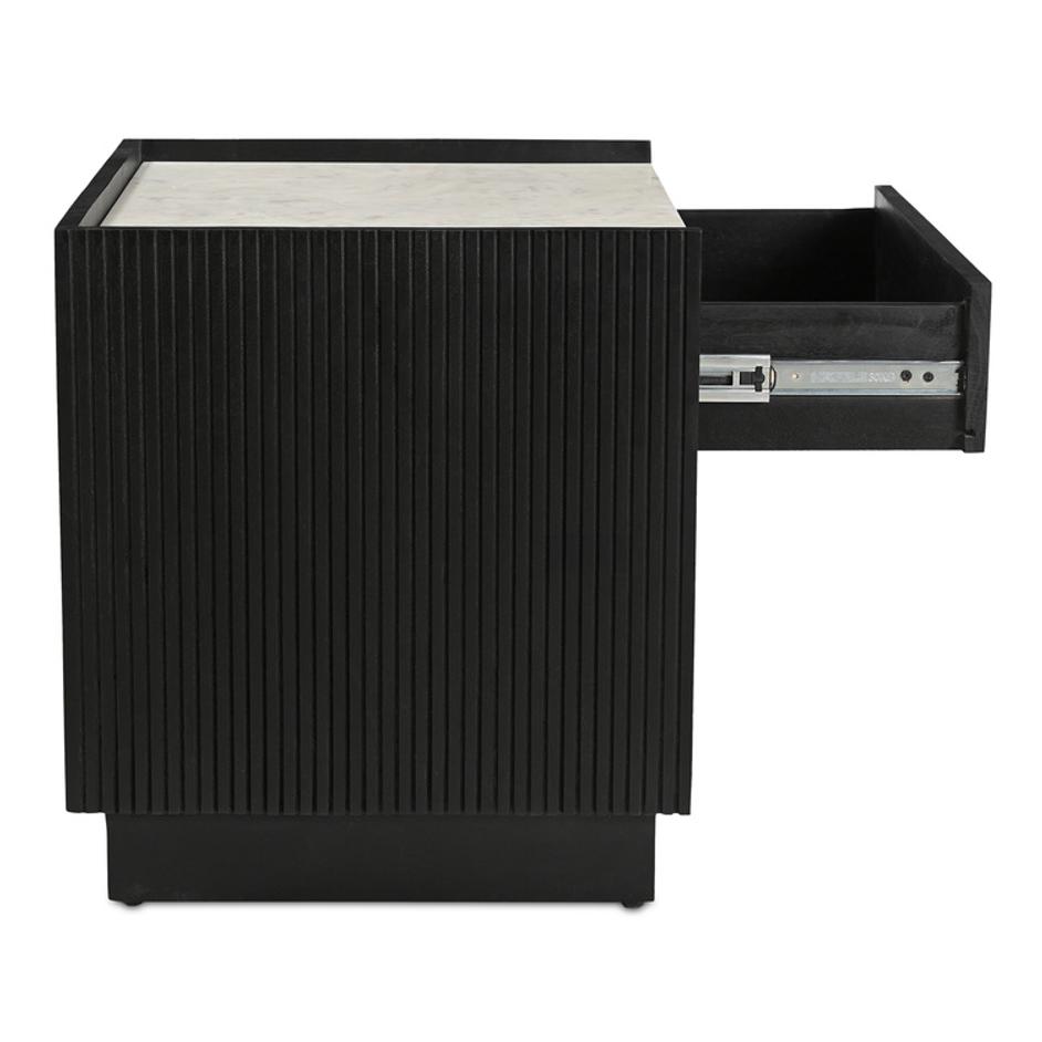 Carter Nightstand Black by Moes Home