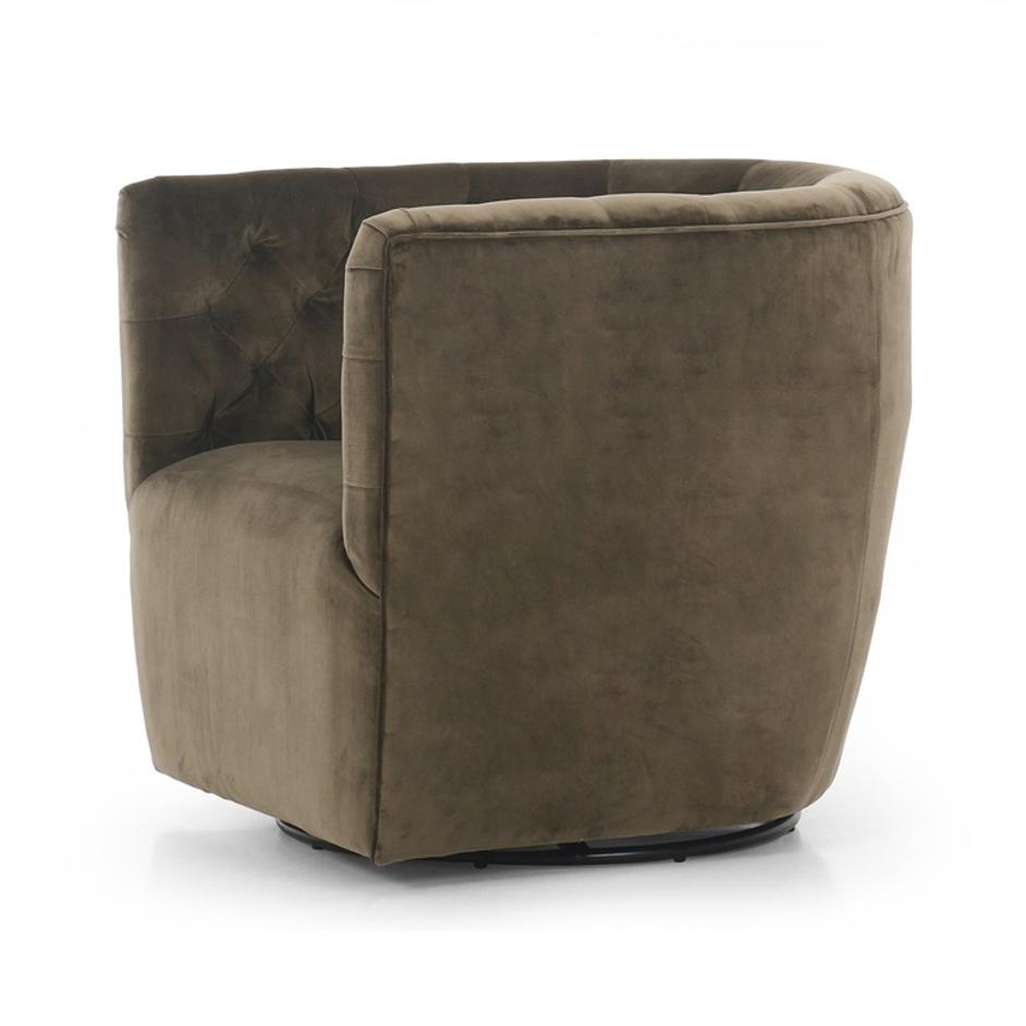 Hanover Swivel Chair - Surrey Olive by Four Hands