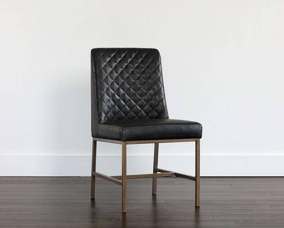 Leighland Dining Chair - Coal Black by Sunpan