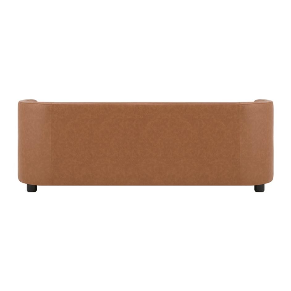 Wendy KD Faux Leather Storage Bench, Vintage Cider by New Pacific Direct