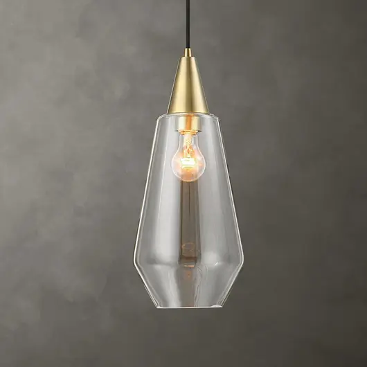 Eichler Antique Brass 1 Light Mini Pendant by Uttermost
