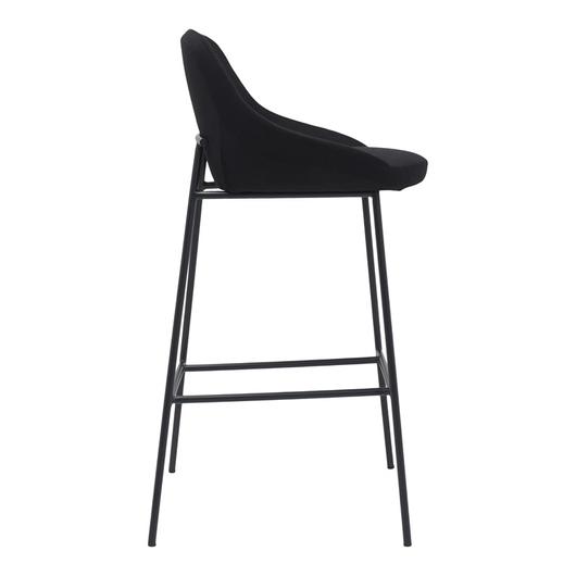 SHELBY BAR STOOL BLACK by Moes Home