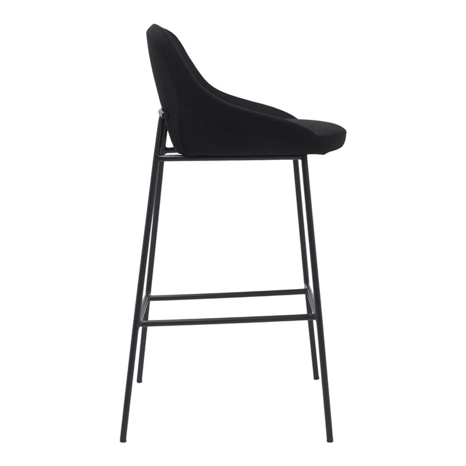 SHELBY BAR STOOL BLACK by Moes Home
