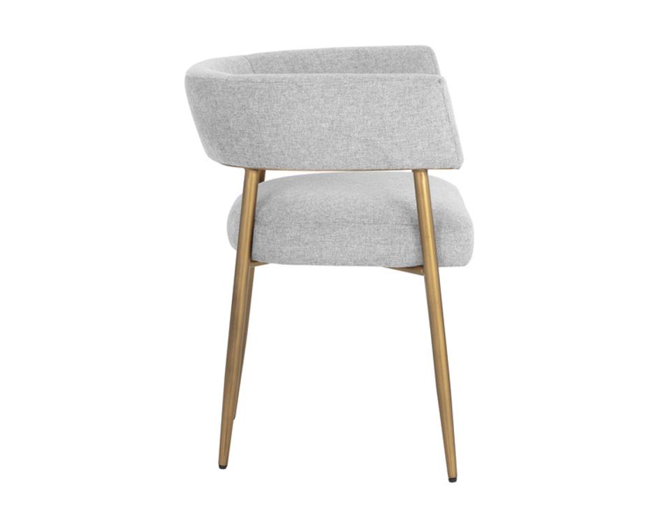 MAESTRO DINING ARMCHAIR - BELFAST HEATHER GREY by Sunpan