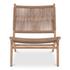Palma Outdoor Lounge Chair Warm Brown by Moes Home