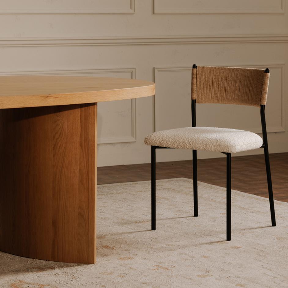 Foley Dining Chair White Set Of Two by Moes Home