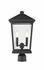 Beacon 2 Light Outdoor Post Mount Fixture in Black Finish by Z-Lite