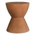 Hourglass Outdoor Stool Terracotta by Moes Home