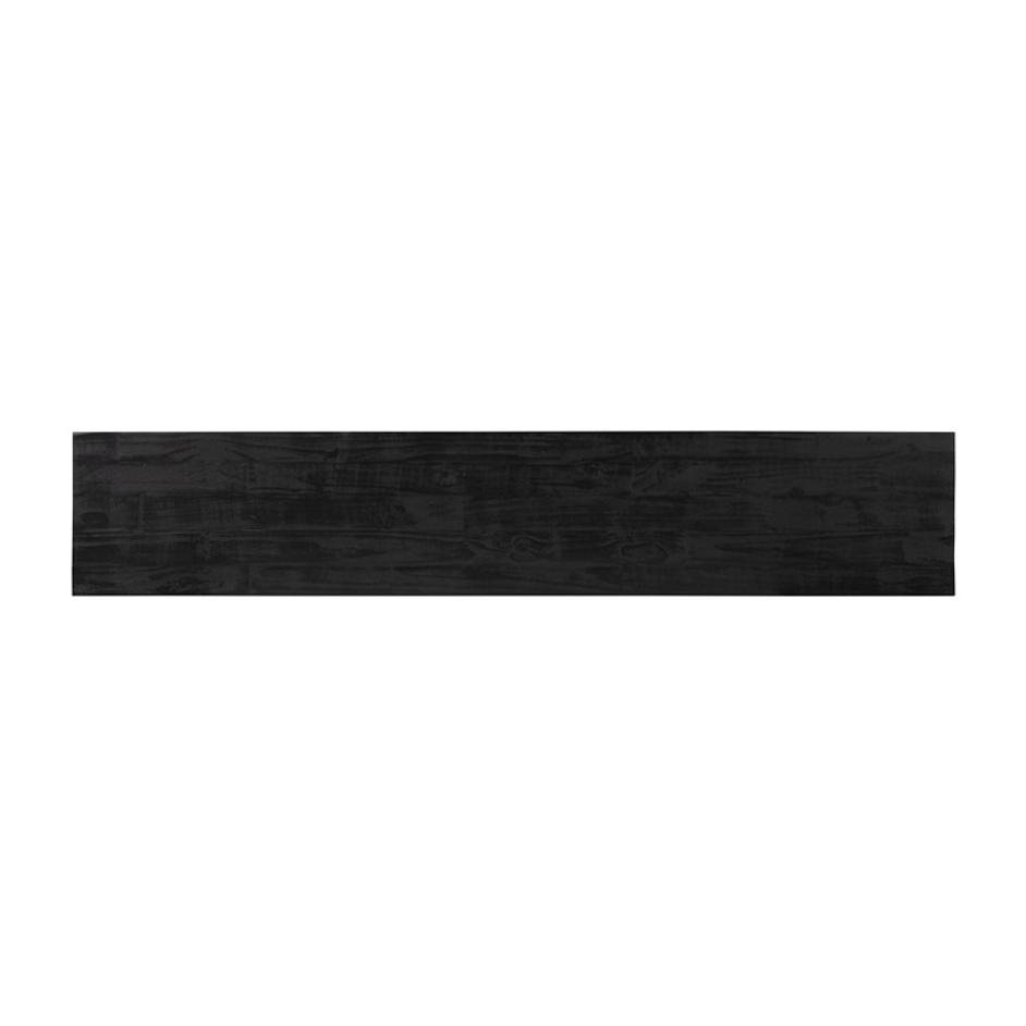 Matthes Console Table In Aged Black Pine by FOUR HANDS