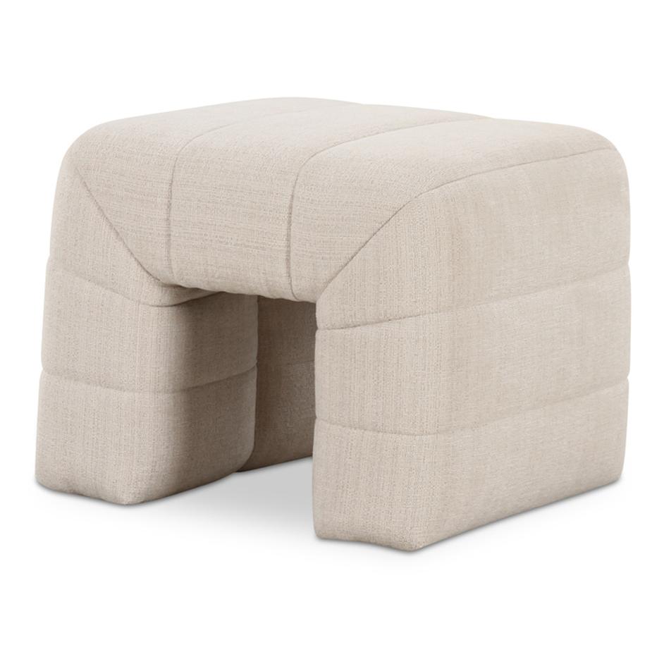 Verity Stool Oatmeal by Moes Home