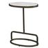 Jessenia White Marble Accent Table by Uttermost