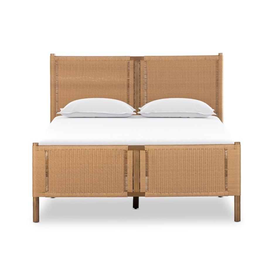 Liza Bed In Toasted Sungkai - Queen by FOUR HANDS