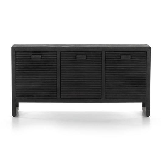 Lorne Media Console In Dark Reeded Totem by FOUR HANDS