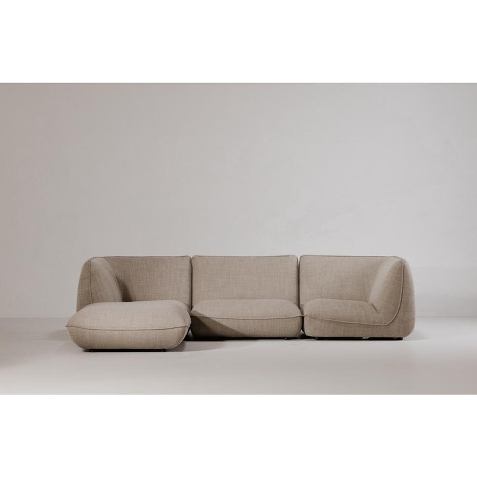 Zeppelin Slipper Chair Speckled Pumice by Moes Home