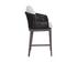 CAPRI COUNTER STOOL - SMOKE GREY - COPACABANA MARBLE by Sunpan