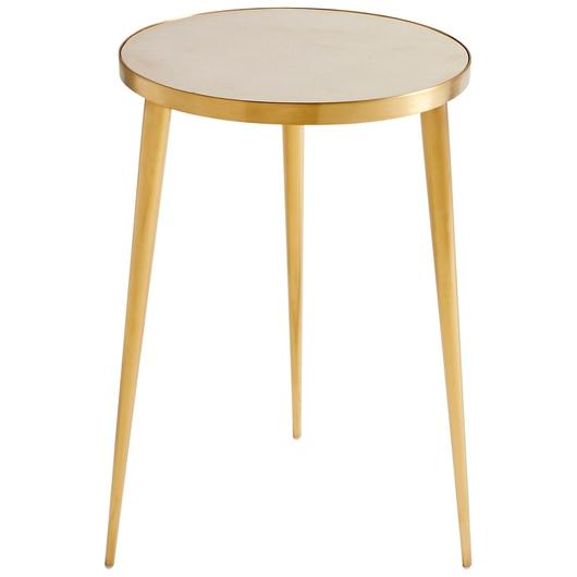 Dresden Side Table In Gold by Cyan Design