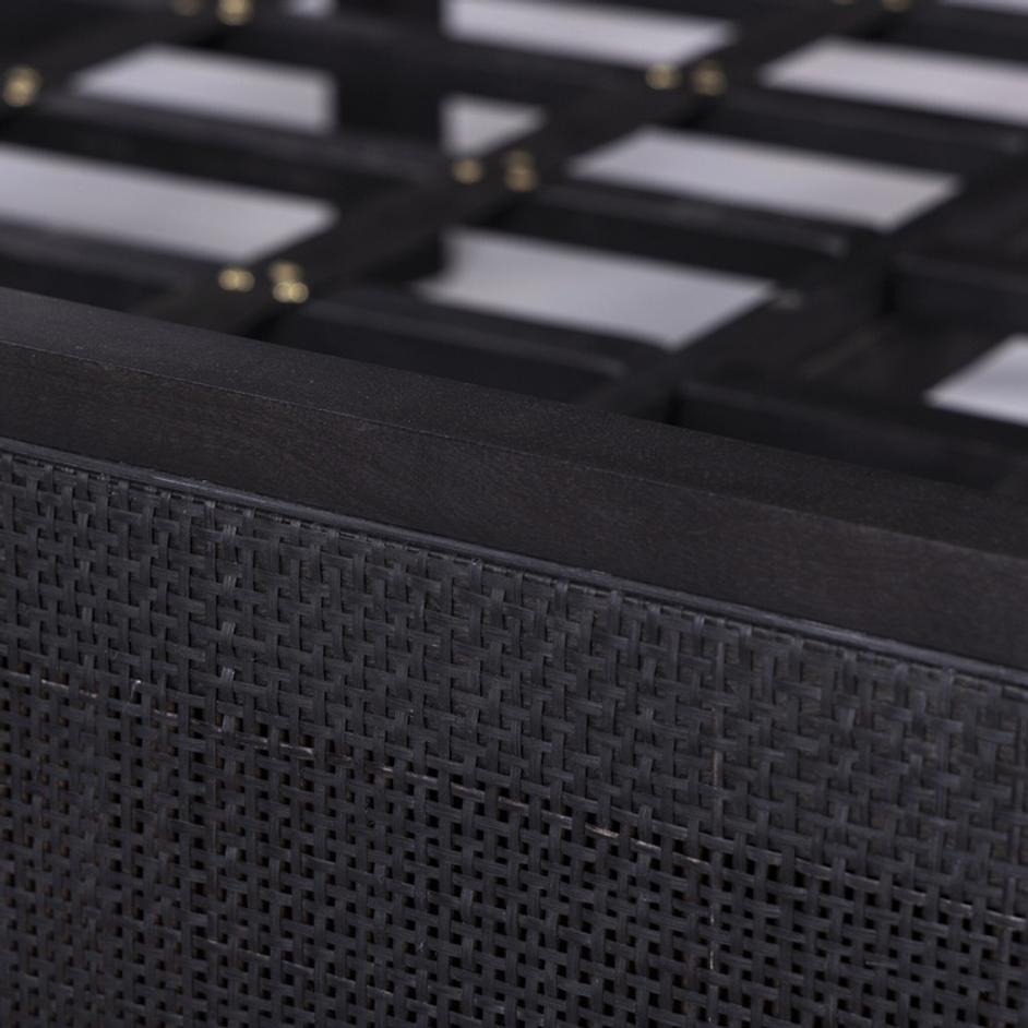 Sydney King Bed - Black Wash by Four Hands