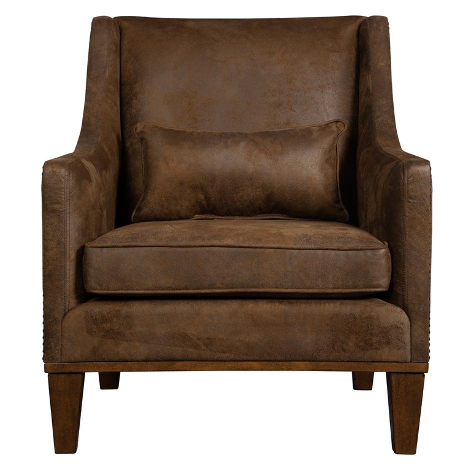 Clay Leather Armchair by Uttermost
