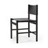 Kena Dining Chair In Charcoal Parawood by FOUR HANDS