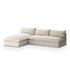 Grant Outdoor 2 Pc Sectional In Faye Sand by FOUR HANDS