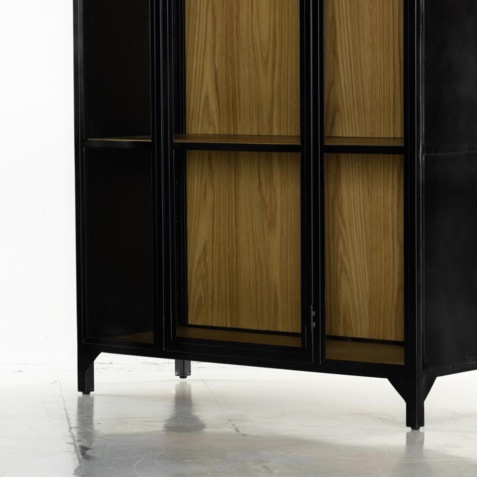 Belmont Cabinet Oak In Black by FOUR HANDS